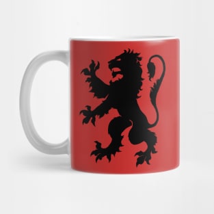 Black Lion Rampant Mug